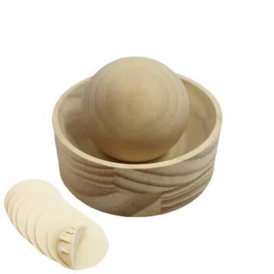 Dumpling Press - Wooden Dumpling Maker