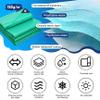 Waterproof Tarpaulin 160 x 230 cm, Tear-Resistant, UV-Stabilized, Green view 3