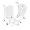 Ungtyb Folding Hooks - Wall Mount No-Drill Holders view 2