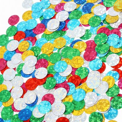 Colorful Round Glitter Confetti for Parties