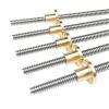 Backlash-Free T16 Lead Screw, 16 mm Diameter, 3 mm Lead, with Nut — 100 mm view 3