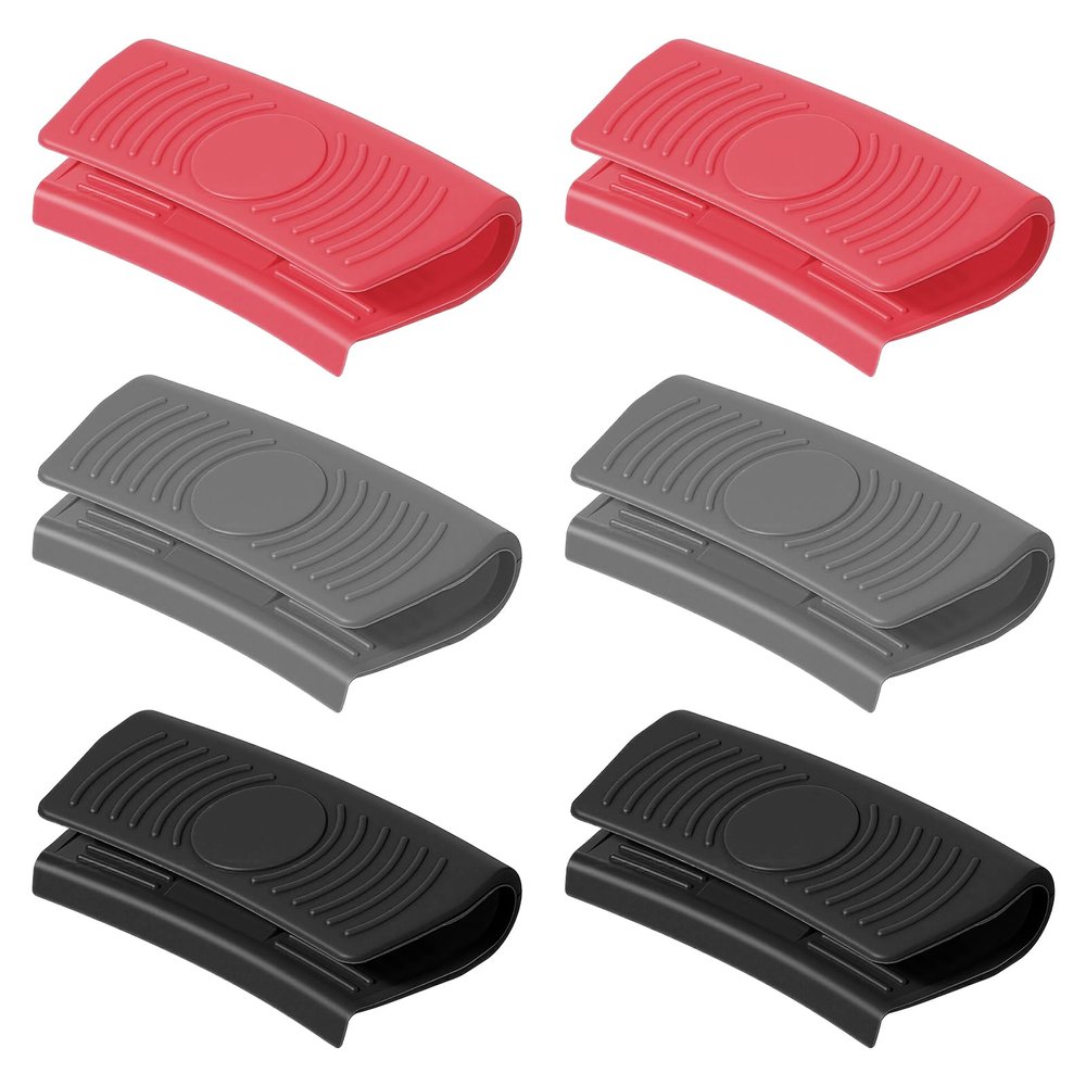 Apausvcm 3 Pairs Silicone Pot Handle Covers
