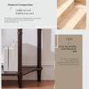 CUXAHO Narrow Solid Wood Console Table with Drawer, Nero, 90 cm/35 in view 3