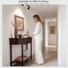 CUXAHO Narrow Solid Wood Console Table with Drawer, Nero, 90 cm/35 in view 4