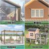 Clear Tarp 135 x 165 cm, Heavy-Duty PE Tarp with Reinforced Eyelets, Waterproof, Foldable, with Rope view 4