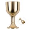 UrbanHui Vintage Brass Wine Glass view 2