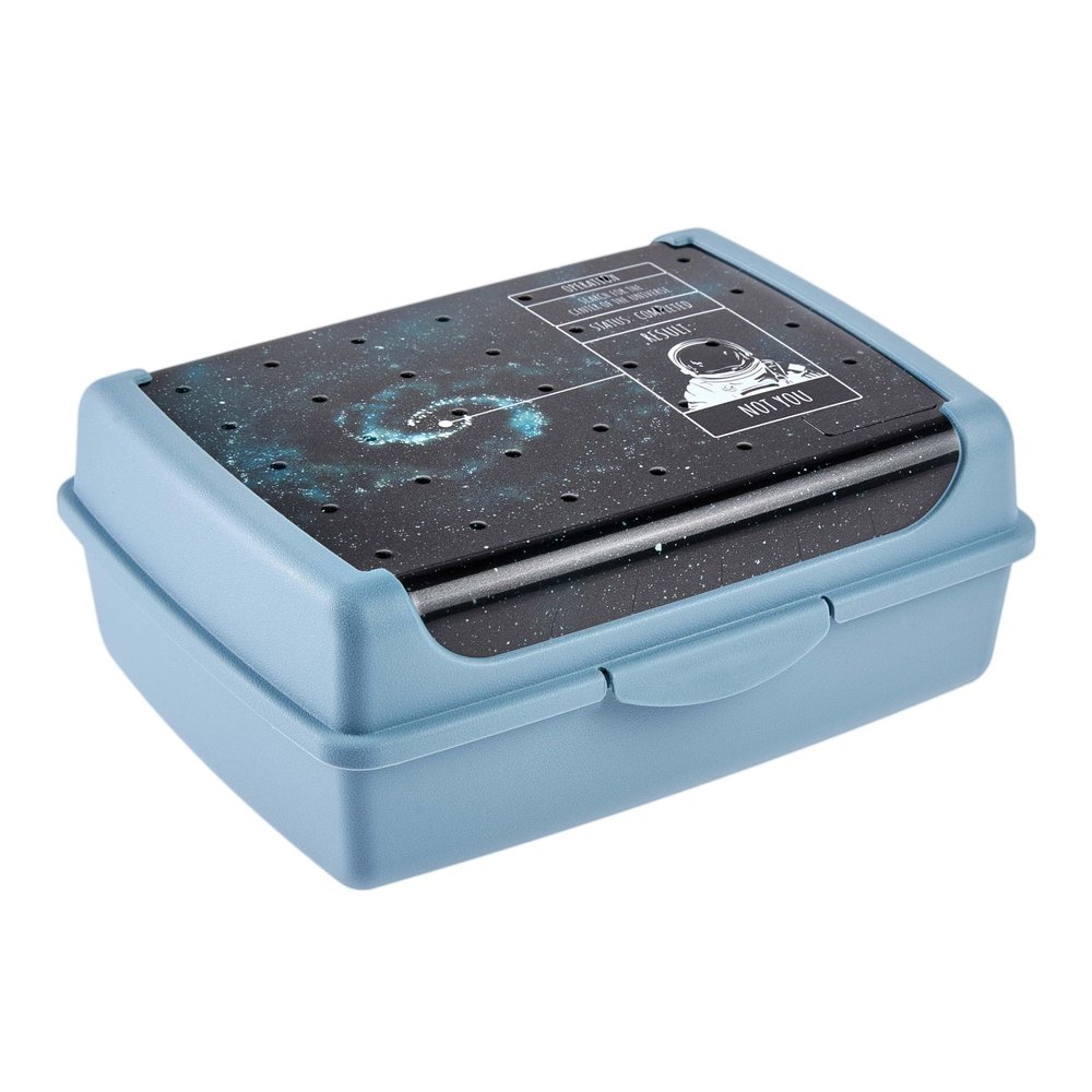 keeeper carla Handy Food Box, 1 L, Midi, Space Cosmos Design, Blue