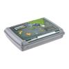 keeeper carla Mini Food Box, 0.5 L, 17 x 13 x 3.5 cm, Lunchbox, Design: Monster Gamer, Grey view 2