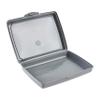 keeeper carla Mini Food Box, 0.5 L, 17 x 13 x 3.5 cm, Lunchbox, Design: Monster Gamer, Grey view 3