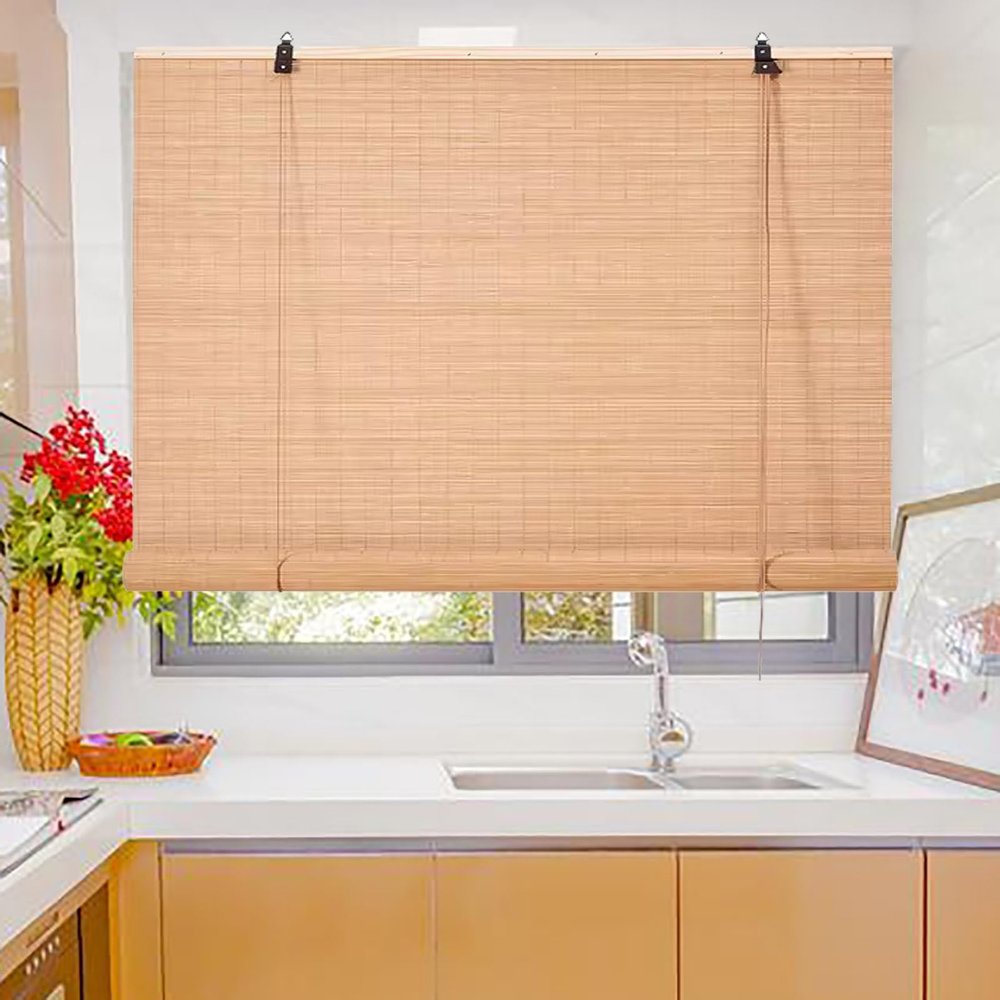 Bamboo Roller Shades 50-180cm