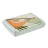 keeeper carla Mini Food Box, 0.5 L, 17 x 13 x 3.5 cm, Lunchbox, Design: Lazy Lui, Soft Green view 2