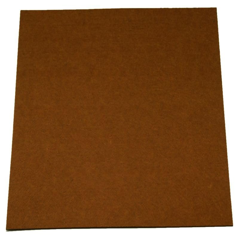 Craft Felt Sheets 50 cm x 37.5 cm 3mm Polyester Felt (Brown)