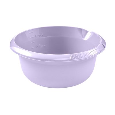 keeeper bjrk Universal Bowl with Spout, Round, 1.5 L, 20 cm, Soft Purple