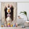 Spring Easter Goose Shower Curtain, 183 x 200 cm, with Hooks view 2