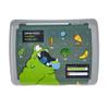 keeeper carla Handy Food Box, 1 L, Midi, 17 x 13 x 7 cm, Lunchbox, Design: Monster Gamer, Grey (Nordic Grey) view 4