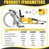 BetonringsGe Concrete Cutter, 8,000 W, 2,200 RPM, Wet-Cutting with Water Pump view 3