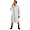 Nlaayong Sleepwalker Costume Set, Hemdglunker Carnival Costume for Women and Men - White Nightshirt, Pom-Pom Cap, Striped Socks view 1