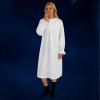 Nlaayong Sleepwalker Costume Set, Hemdglunker Carnival Costume for Women and Men - White Nightshirt, Pom-Pom Cap, Striped Socks view 3
