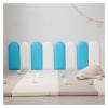 3D Padded Headboard, Sound-Absorbing Soft Wall Mat view 1