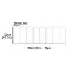 3D Padded Headboard, Sound-Absorbing Soft Wall Mat view 2