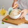 BildeeMait Silicone Rice Spoon with Heat-Resistant Wooden Handle view 4