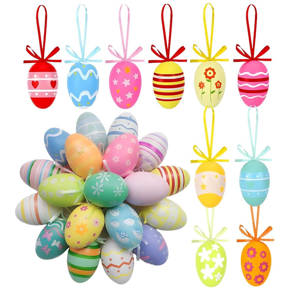 36 Pack Plastic Easter Eggs