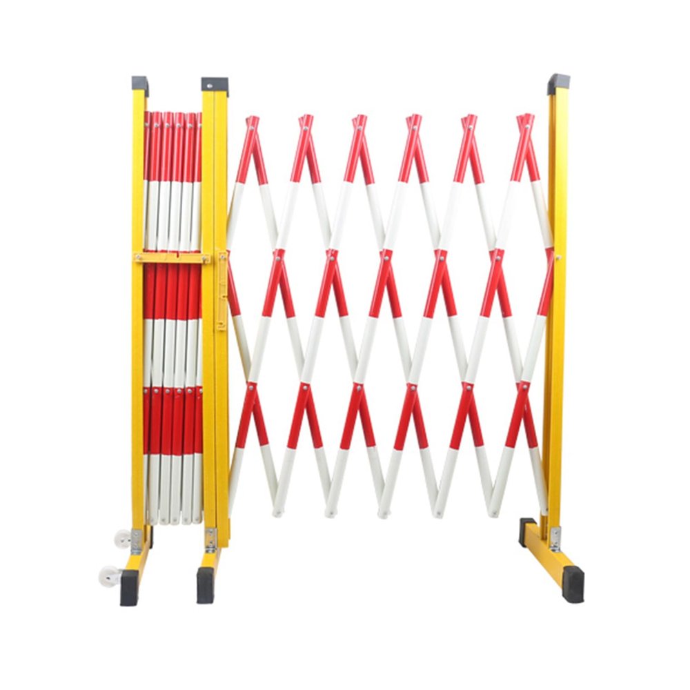 Portable Expandable Traffic Fence, 2.4 m Outdoor Safety Barrier