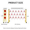 Portable Expandable Traffic Fence, 2.4 m Outdoor Safety Barrier view 2