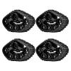 Lylithuif RC Car Rubber Crawler Tires, 4-Pack, for WPL 1/16 RC Military Trucks view 3
