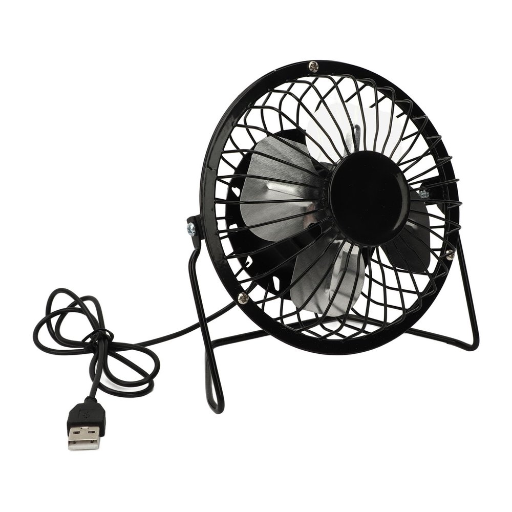 Cocoarm 5 W Solar Panel Fan, Compact Adjustable Solar-Powered Iron Fan for Outdoor Chicken Coops and Greenhouses, Efficient Air Circulation