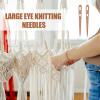 Large Eye Knitting Needles - 2 Pack view 3