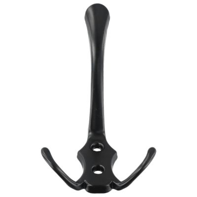 FACAIIO 3-Piece Chrome Wall-Mounted Hook Rack