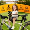 auvstar Front-Mounted Child Bike Seat, 360° Swivel, Quick Release, Footrests, Armrests, Safety Harness view 2