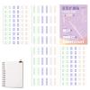 Hole Reinforcement Stickers, 156 Pieces, Self-Adhesive Index Tabs view 1