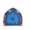 Daleweo Wooden Fairy Door Garden Decoration, Blue, 10 x 9 cm view 1