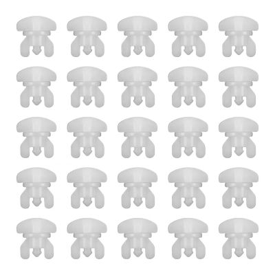 Daleweo Curtain Holders - 20 Pack White Plastic