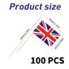 100 Union Jack Flag Toothpicks view 2