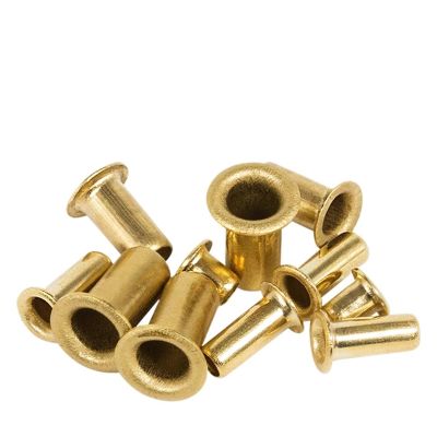 Aacursopv 50–1000 pcs Copper Through-Hole Rivet Sleeves, M0.9–M6