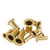 Aacursopv 50–1000 pcs Copper Through-Hole Rivet Sleeves, M0.9–M6 view 1