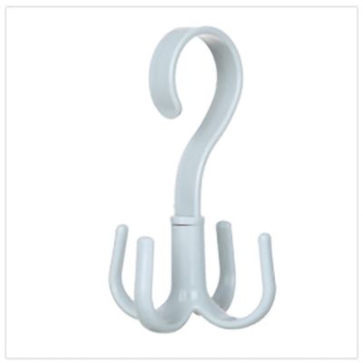 SIXRUN Handbag Hanger, Space-Saving, Rotating Closet Hook for Bedroom, Scarf Organizer for Home (Nordic Blue)