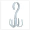 SIXRUN Handbag Hanger, Space-Saving, Rotating Closet Hook for Bedroom, Scarf Organizer for Home (Nordic Blue) view 1