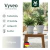 Vyveo Oslo Flower Pot, 14 x 12 cm, Light Gray view 2