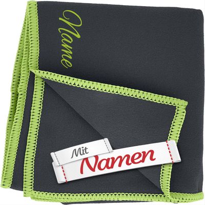 LALALO Playshoes Personalized Microfiber Towel, Embroidered Sports Towel