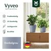Vyveo Norden Planter, Set of 2, 17 x 15 cm, Dark Gray view 2