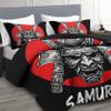 GEDAEUBA Japanese Samurai Comforter 135 x 200 in Japanese Style with Pillowcase view 2