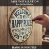 Welcome To My Happy Place Sign view 4