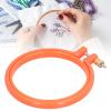 FILFEEL Colorful Plastic Embroidery Hoop for DIY Projects - 5 Inch (4 Inch) view 2