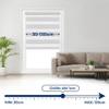 Window DEKOR Double Roller Blind, Bahama Beige, No-Drill Clamp-Fit, W94 x H230 cm view 4