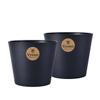 Vyveo Norden Planter, 2-Piece Set, 27 x 23, Black, Indoor & Outdoor view 1