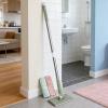 Rrlihjgu Wood Floor Mop, Rotating Flat Dust Mop with 2 Washable Cloths view 3